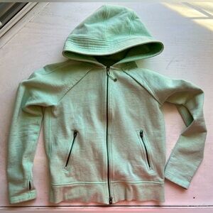 Lululemon scuba pleated jacket in light mint